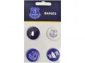 Everton Button Badges