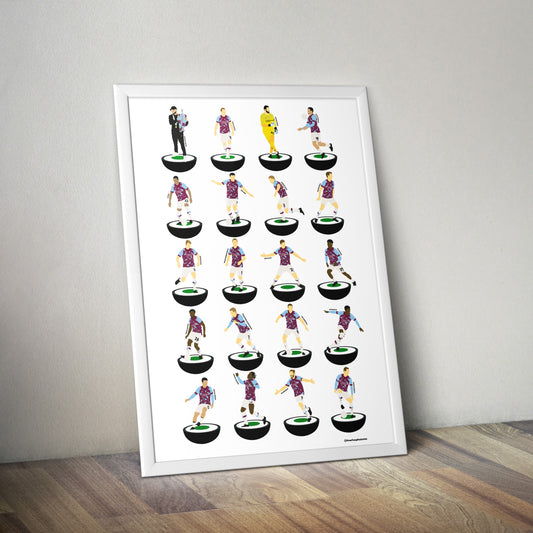 Burnley 2023 League Title Subbuteo Print