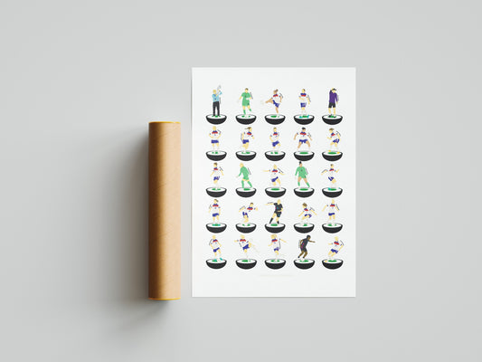 Lionesses 2025 Champions Subbuteo Print