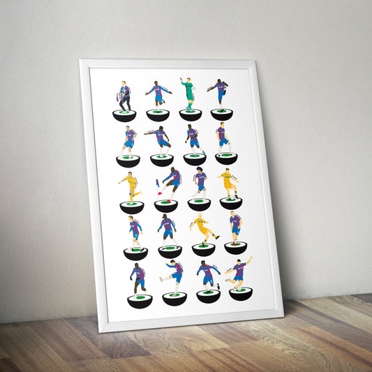 Crystal Palace 2025 FA Cup Champions Subbuteo Print