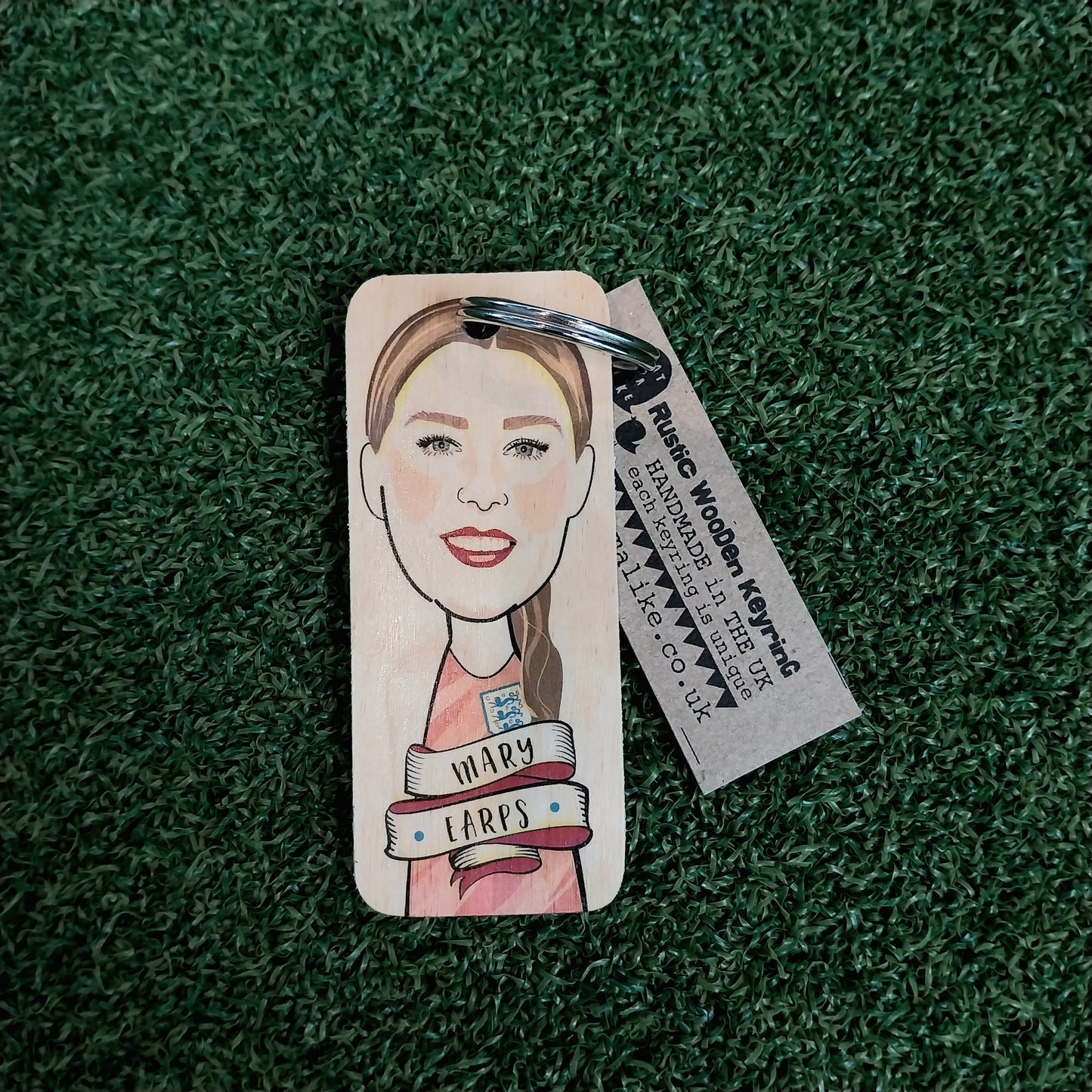 Mary Earps Wooden Keyring