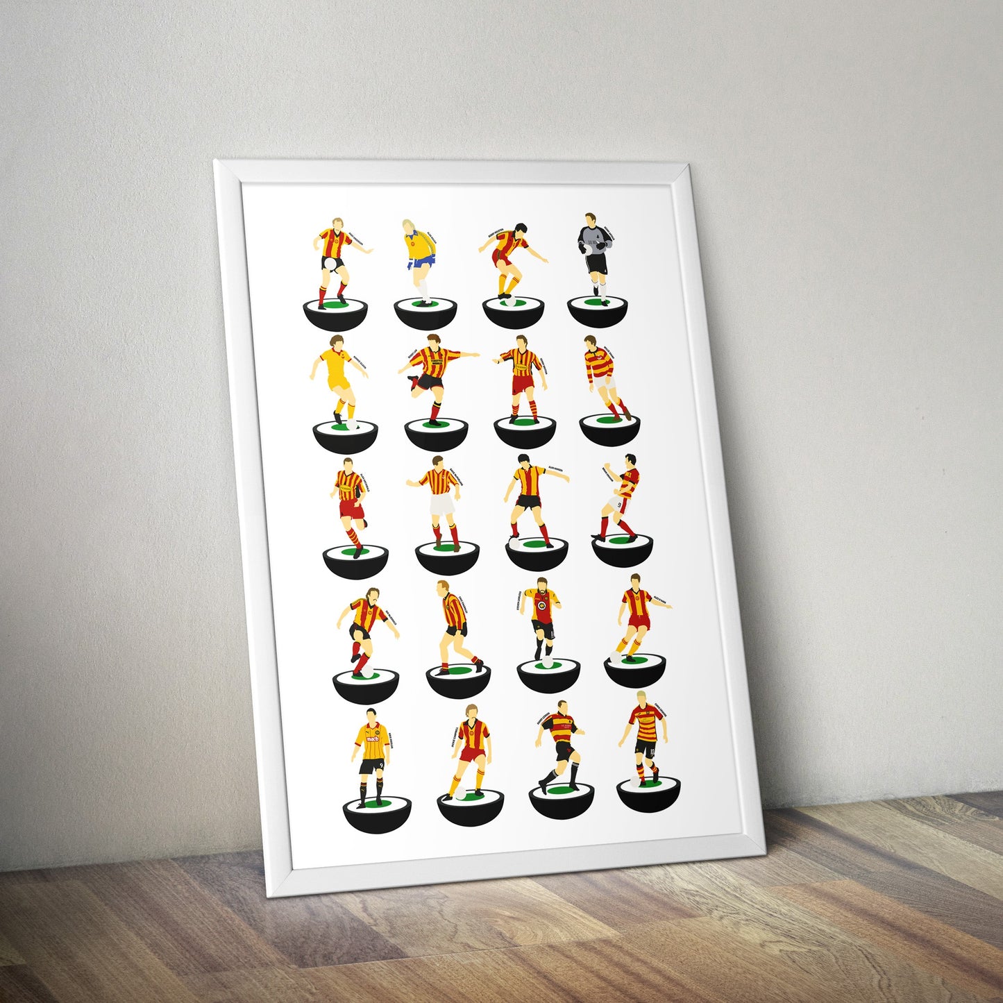 Partick Thistle Subbuteo Print