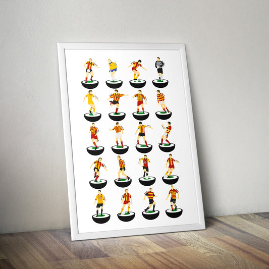Partick Thistle Subbuteo Print