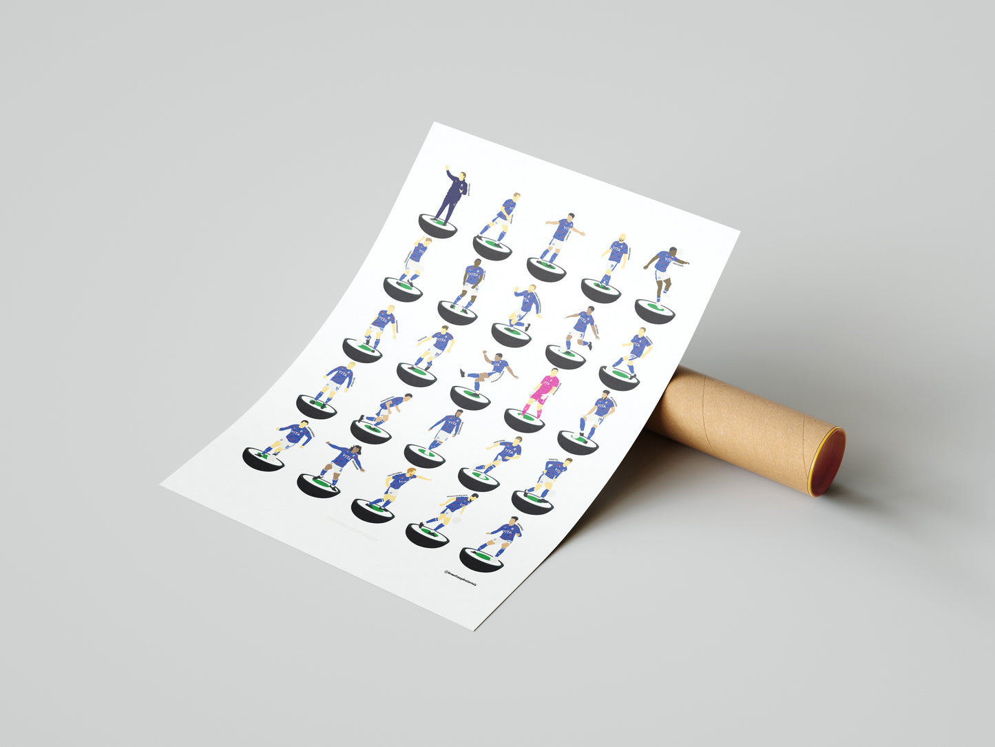 Stockport County 2024 Subbuteo Print