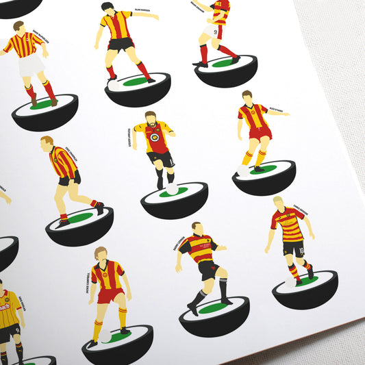 Partick Thistle Subbuteo Print