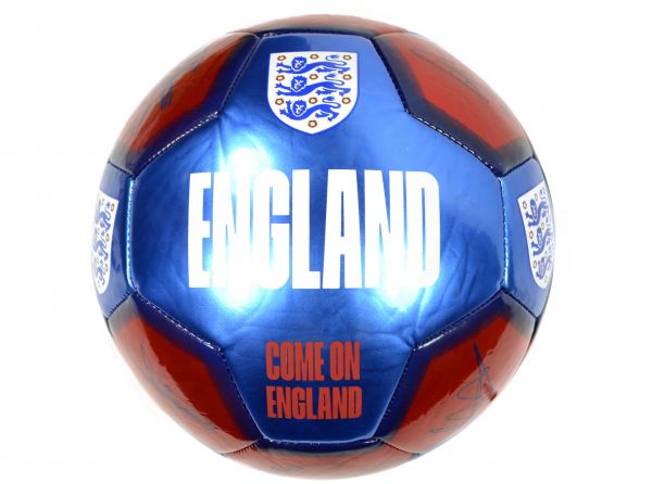 England Metallic Red and Blue come on England Signature Football