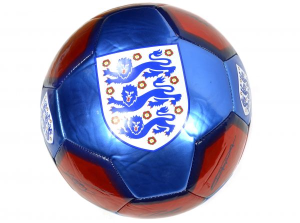 England Metallic Red and Blue come on England Signature Football