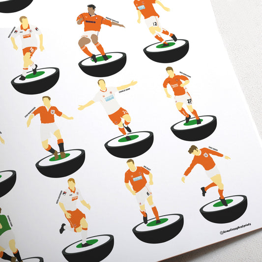 Blackpool Subbuteo Print