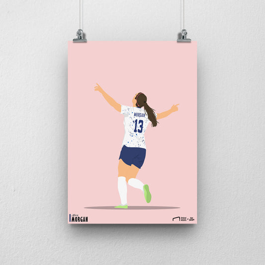 Alex Morgan Print - DanDesignsGB