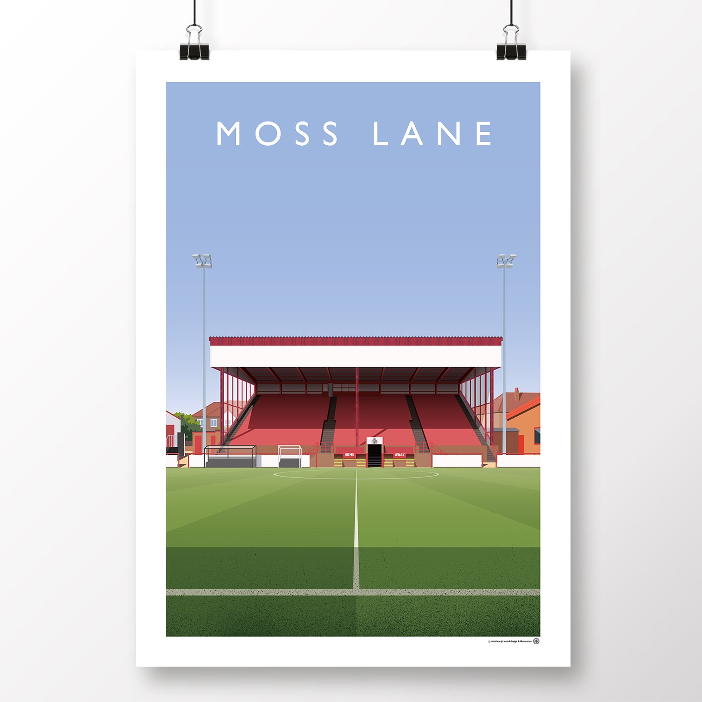 Altrincham Moss Lane Main Stand - Matthew J I Wood