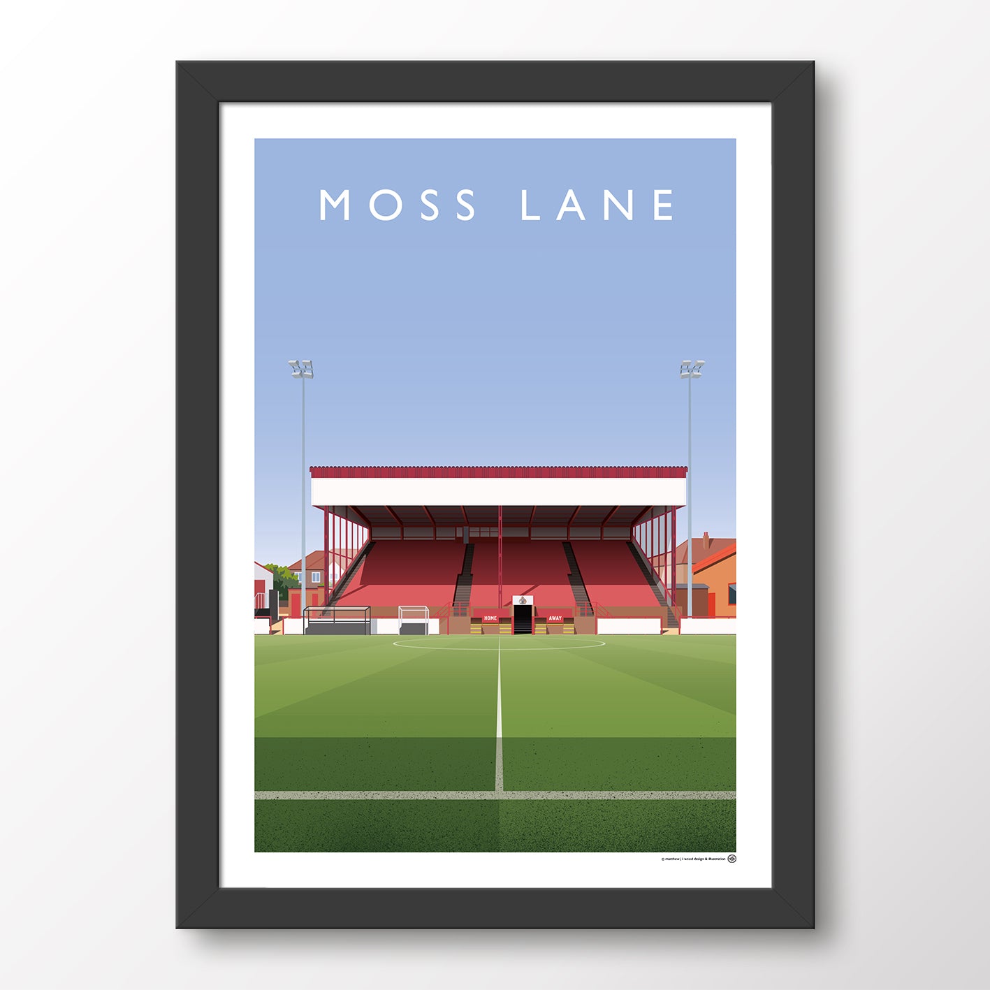 Altrincham Moss Lane Main Stand - Matthew J I Wood