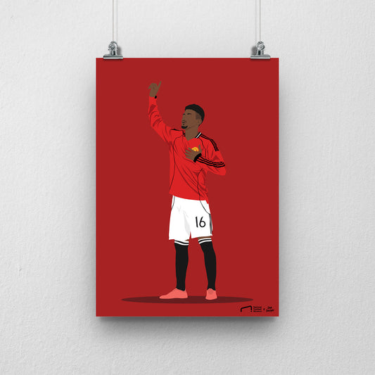 Amad Diallo Manchester United Print - DanDesignsGB