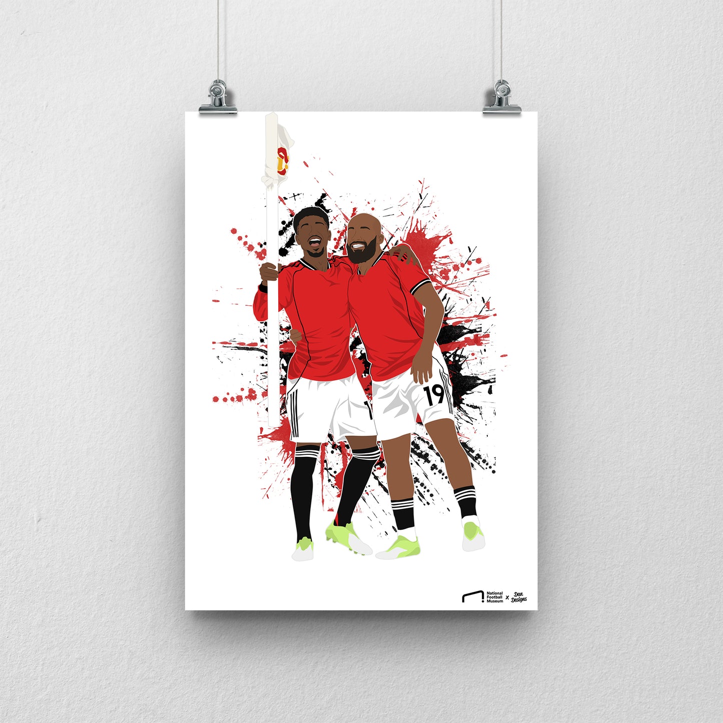 Amad and Mbeumo Print - DanDesignsGB