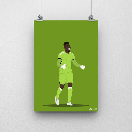 SALE - Onana Manchester United A3 Print - DanDesignsGB