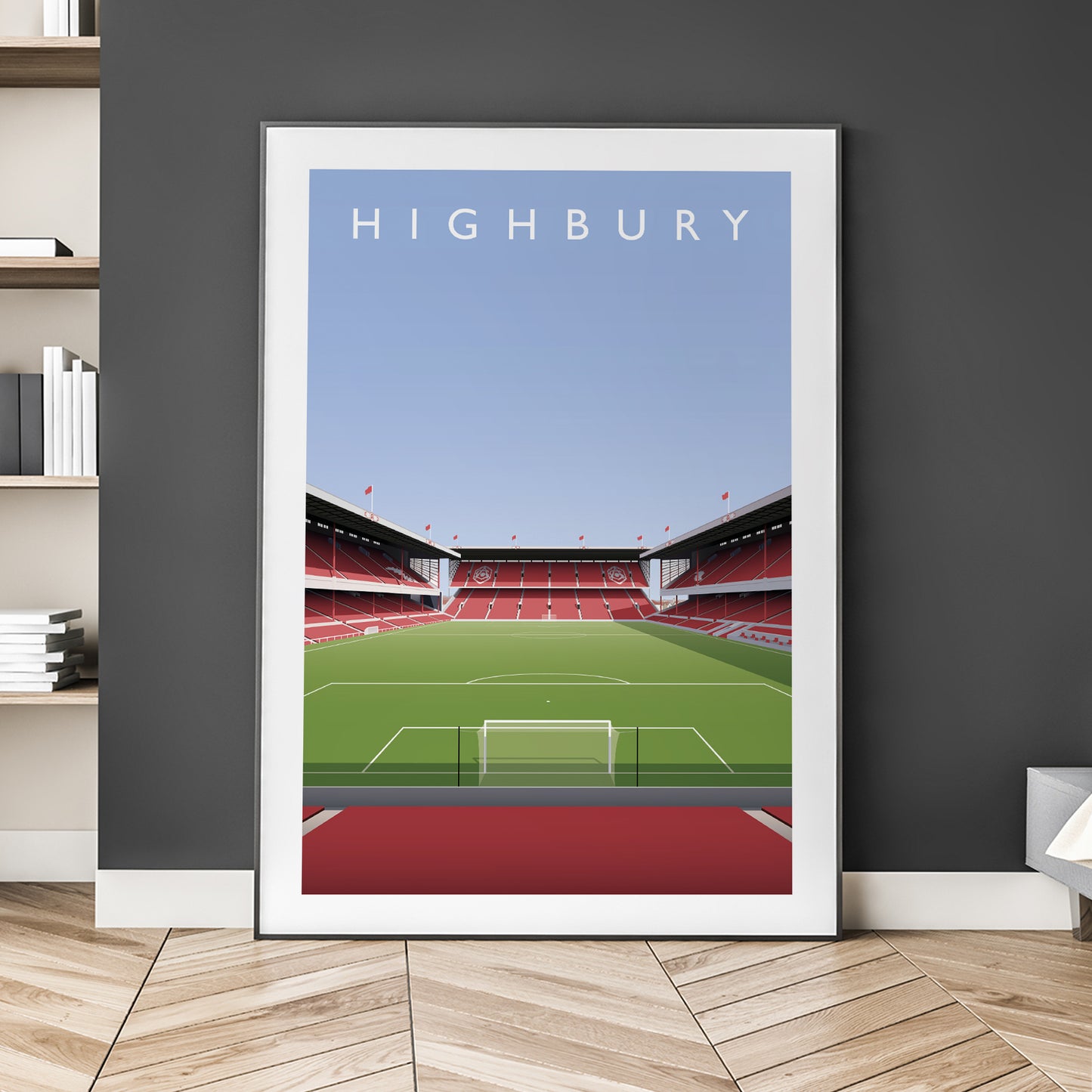 Arsenal Highbury North Bank - Matthew J I Wood