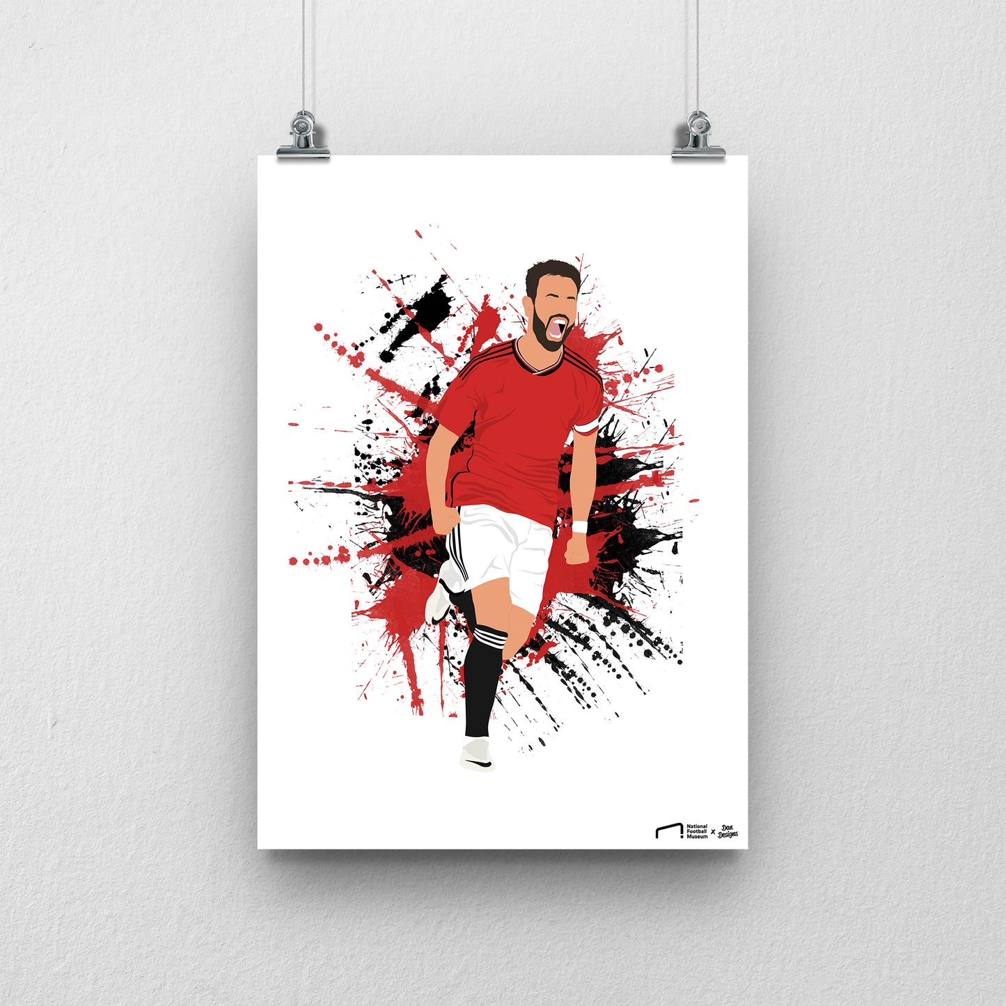 Bruno Fernandes Print 2 - DanDesignsGB