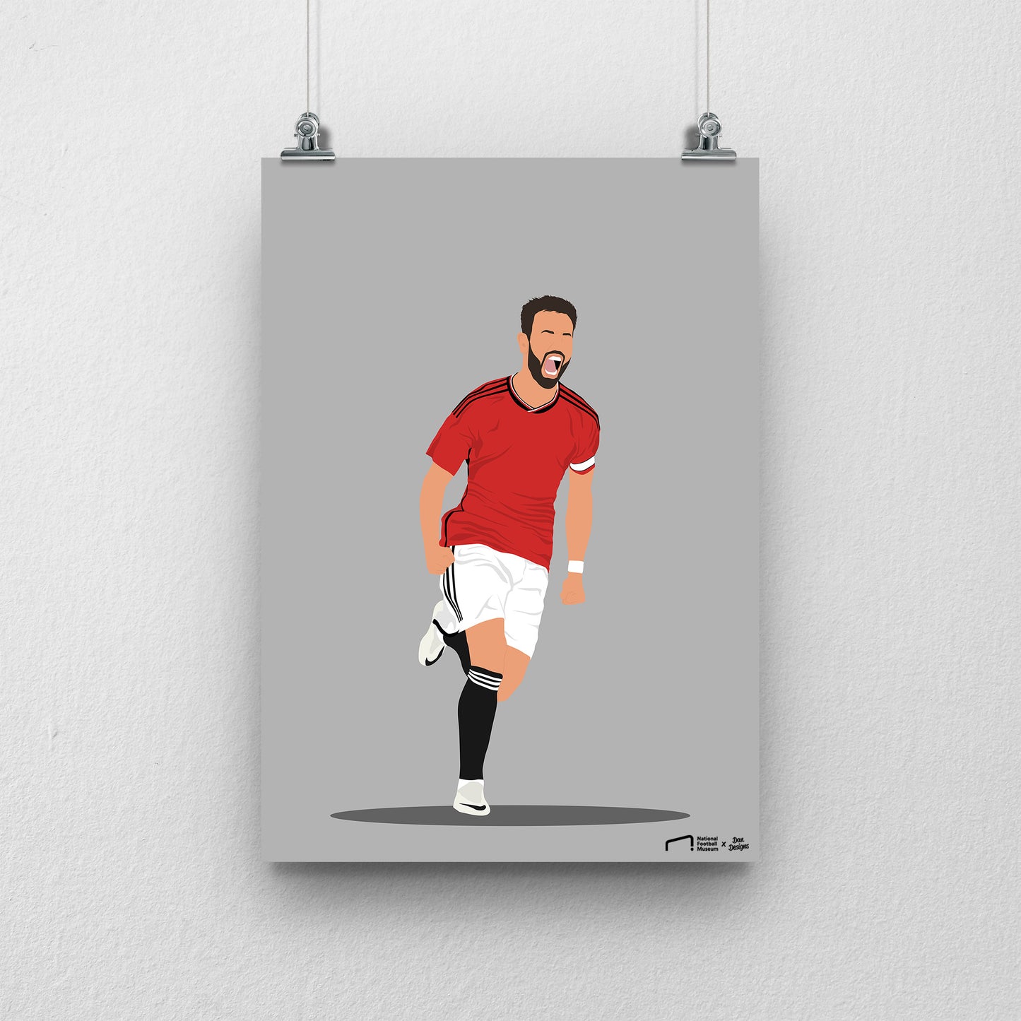 Bruno Fernandes Print 2 - DanDesignsGB