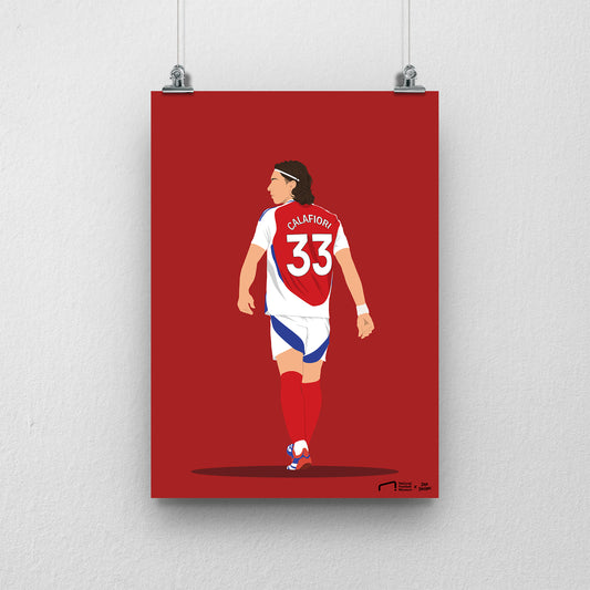 Riccardo Calafiori Print - DanDesignsGB