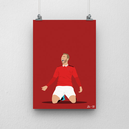 SALE - Christian Eriksen A3 Print - DanDesignsGB