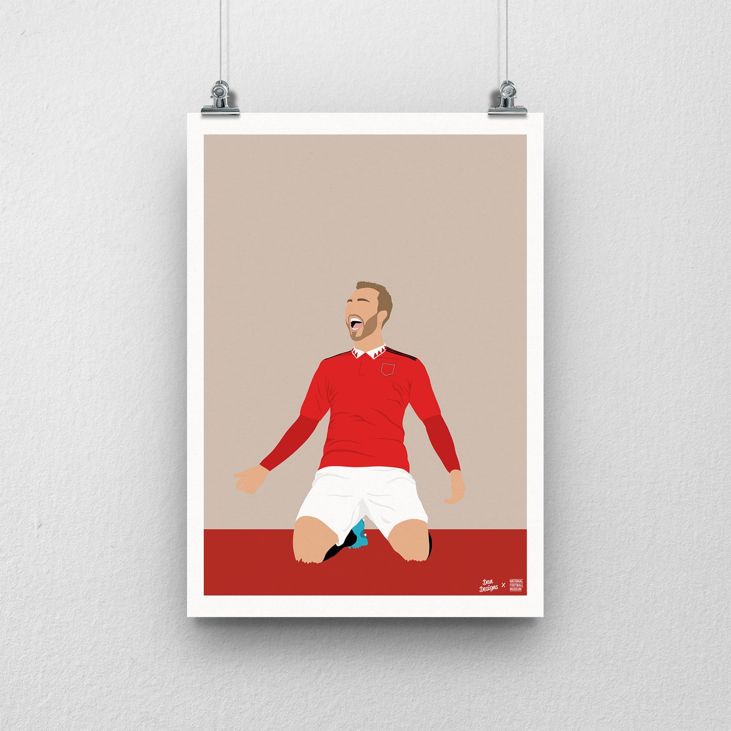 Christian Eriksen A3 Print - DanDesignsGB