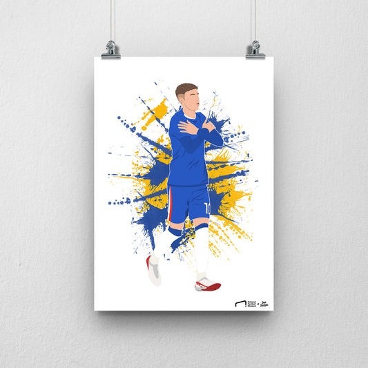 Cole Palmer Print - DanDesignsGB