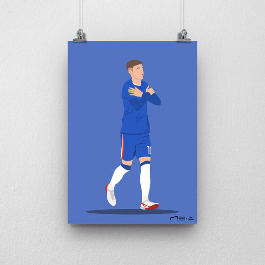 Cole Palmer Print - DanDesignsGB