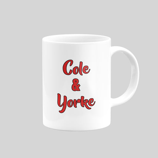 Andy Cole and Dwight Yorke Mug - DanDesignsGB
