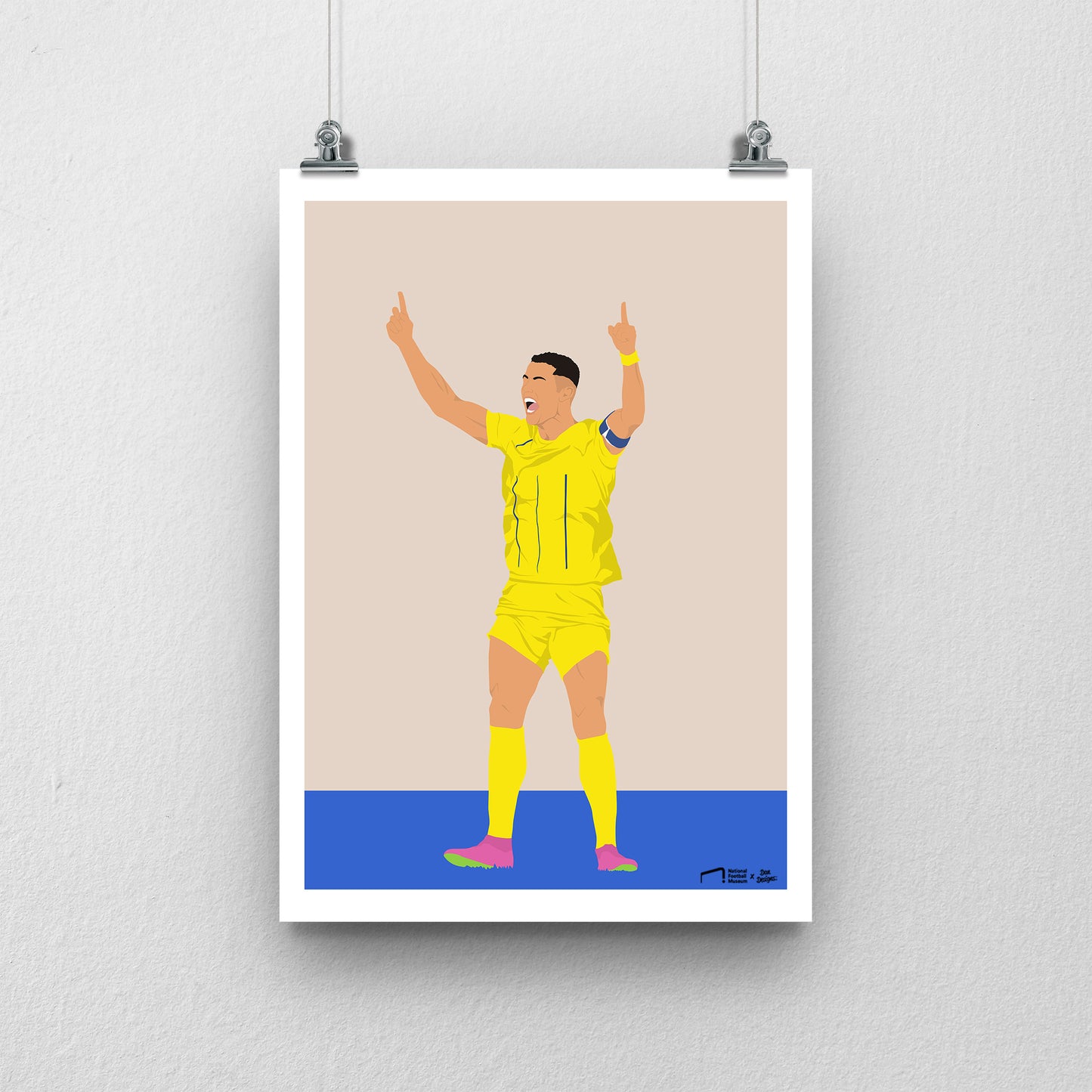 Cristiano Ronaldo Al Nassr Print - DanDesignsGB