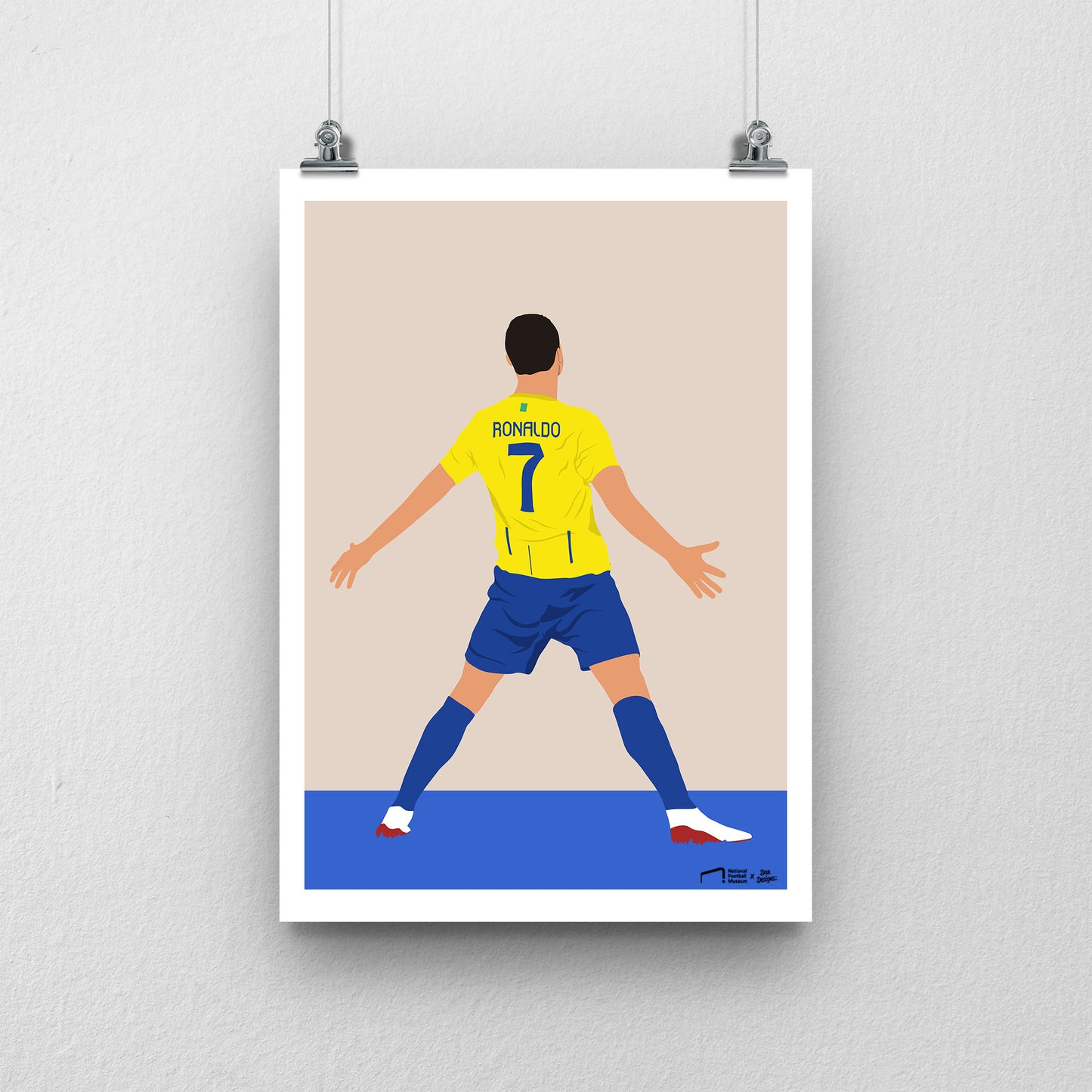 Cristiano Ronaldo Al Nassr Print - DanDesignsGB