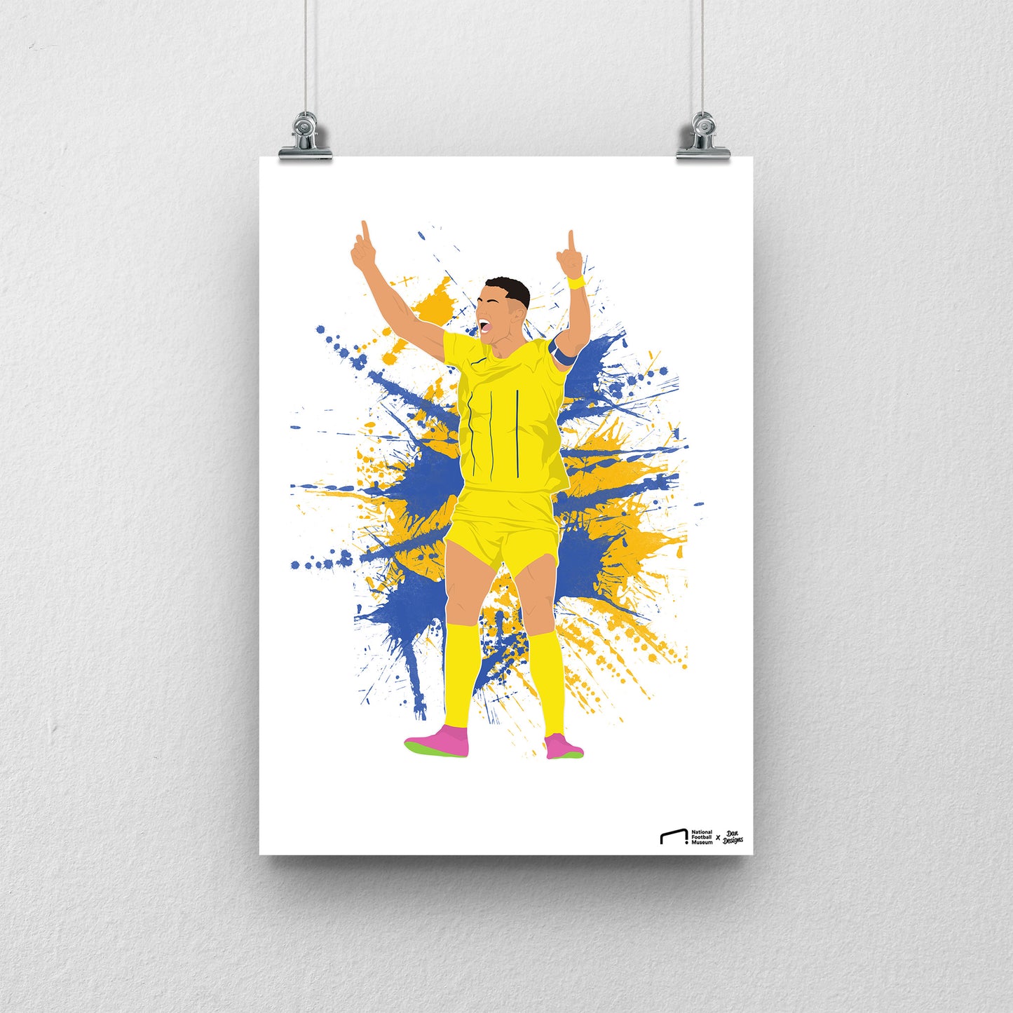 Cristiano Ronaldo Al Nassr Print - DanDesignsGB