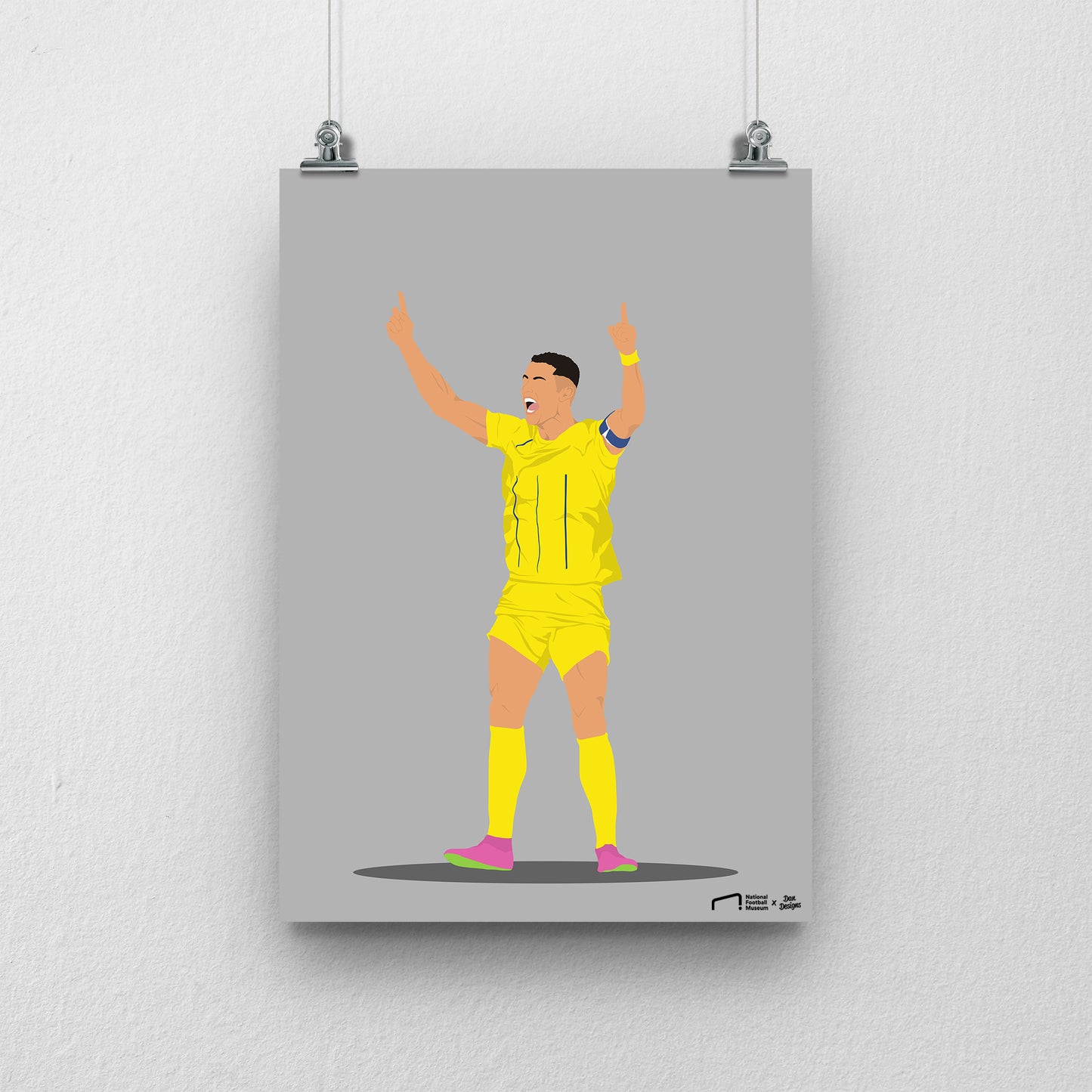 Cristiano Ronaldo Al Nassr Print - DanDesignsGB