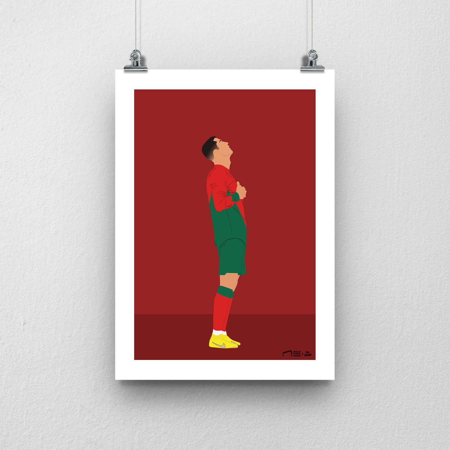 Cristiano Ronaldo Portugal Print - DanDesignsGB