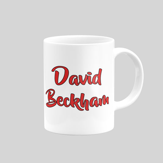 David Beckham Mug - DanDesignsGB