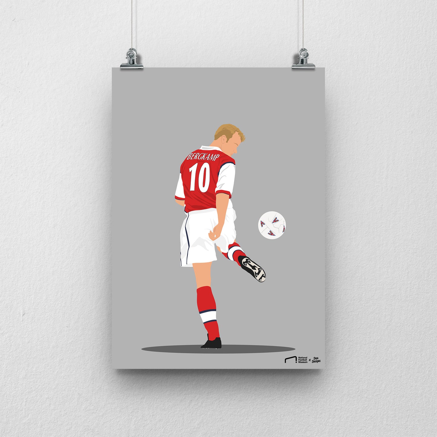 Dennis Bergkamp Print - DanDesignsGB