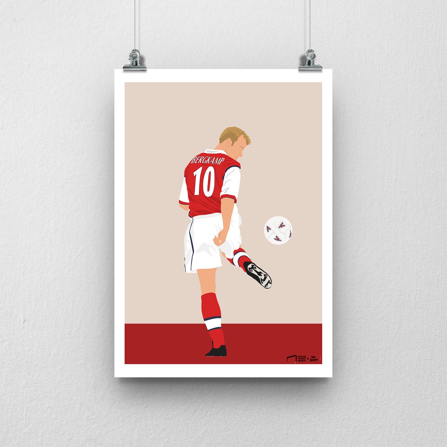 Dennis Bergkamp Print - DanDesignsGB