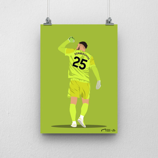 Gianluigi Donnarumma Print - DanDesignsGB