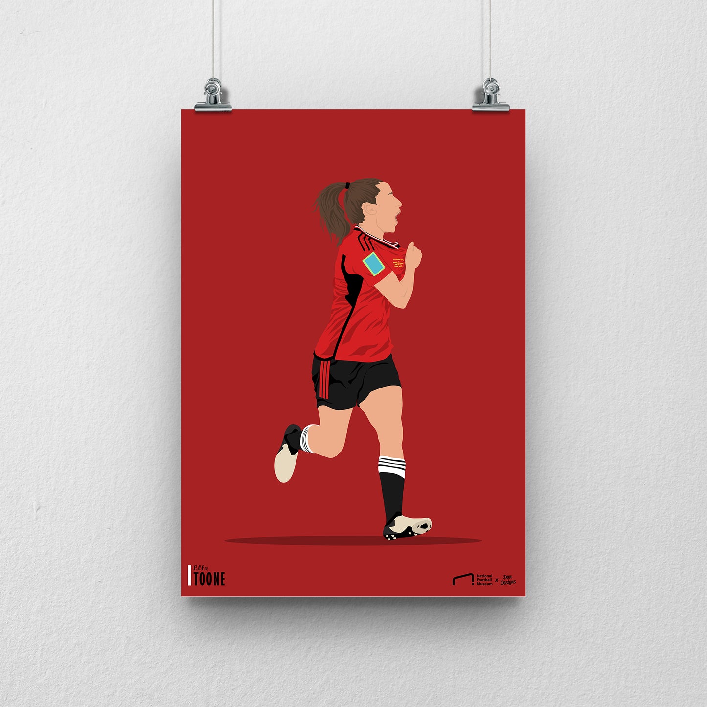 Ella Toone Manchester United Print - DanDesignsGB