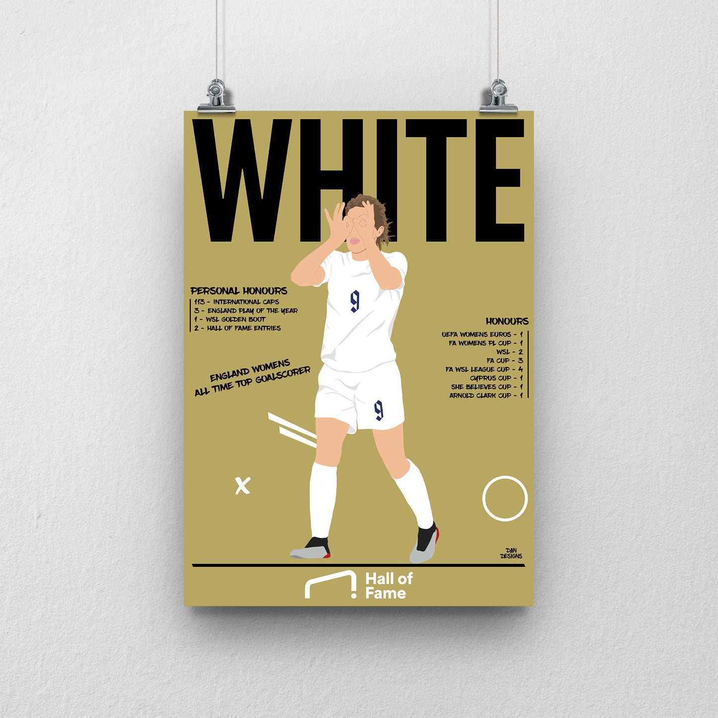 Ellen White Hall of Fame Print - DanDesignsGB