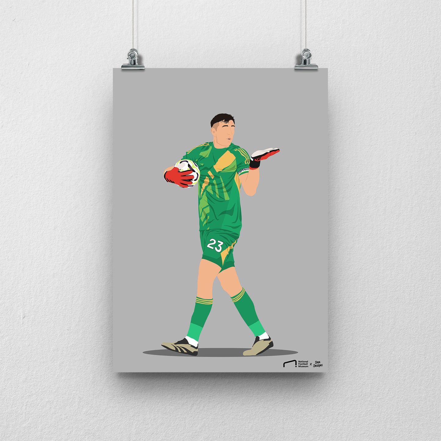 SALE - Emi Martinez A3 Print - DanDesignsGB
