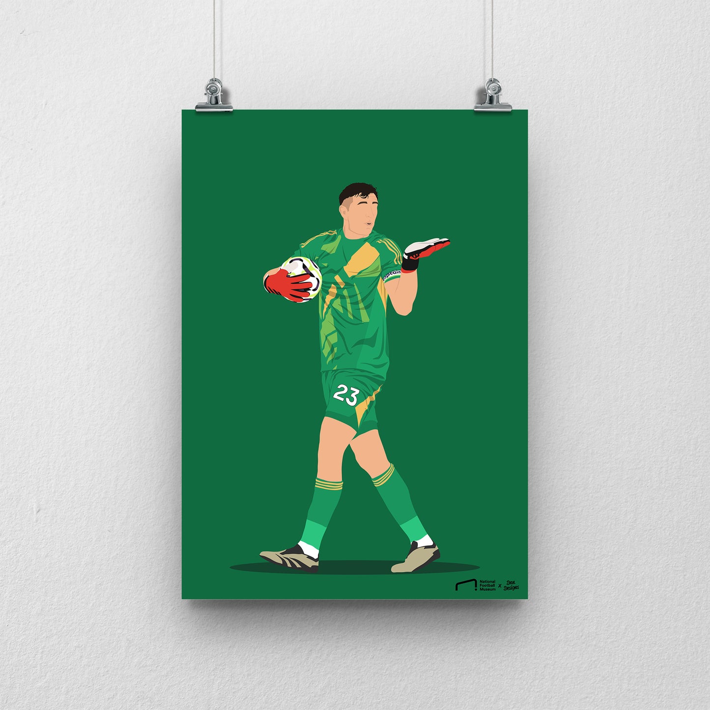SALE - Emi Martinez A3 Print - DanDesignsGB