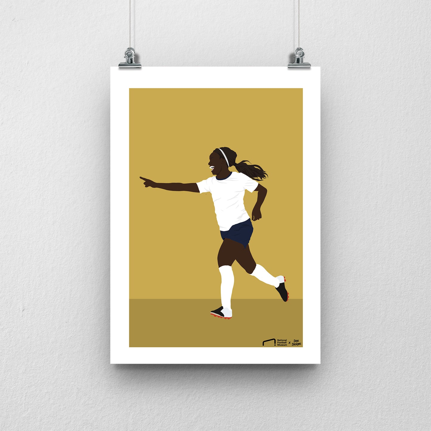 Eniola Aluko Print - DanDesignsGB