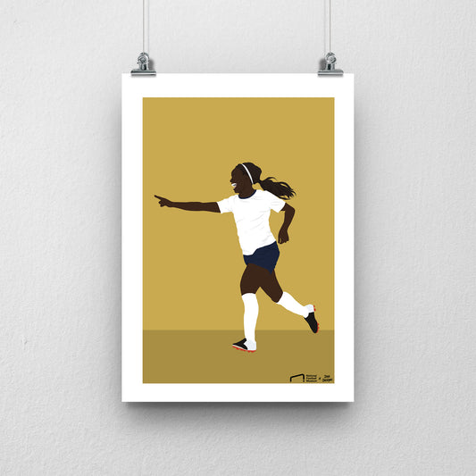 Eniola Aluko Print - DanDesignsGB