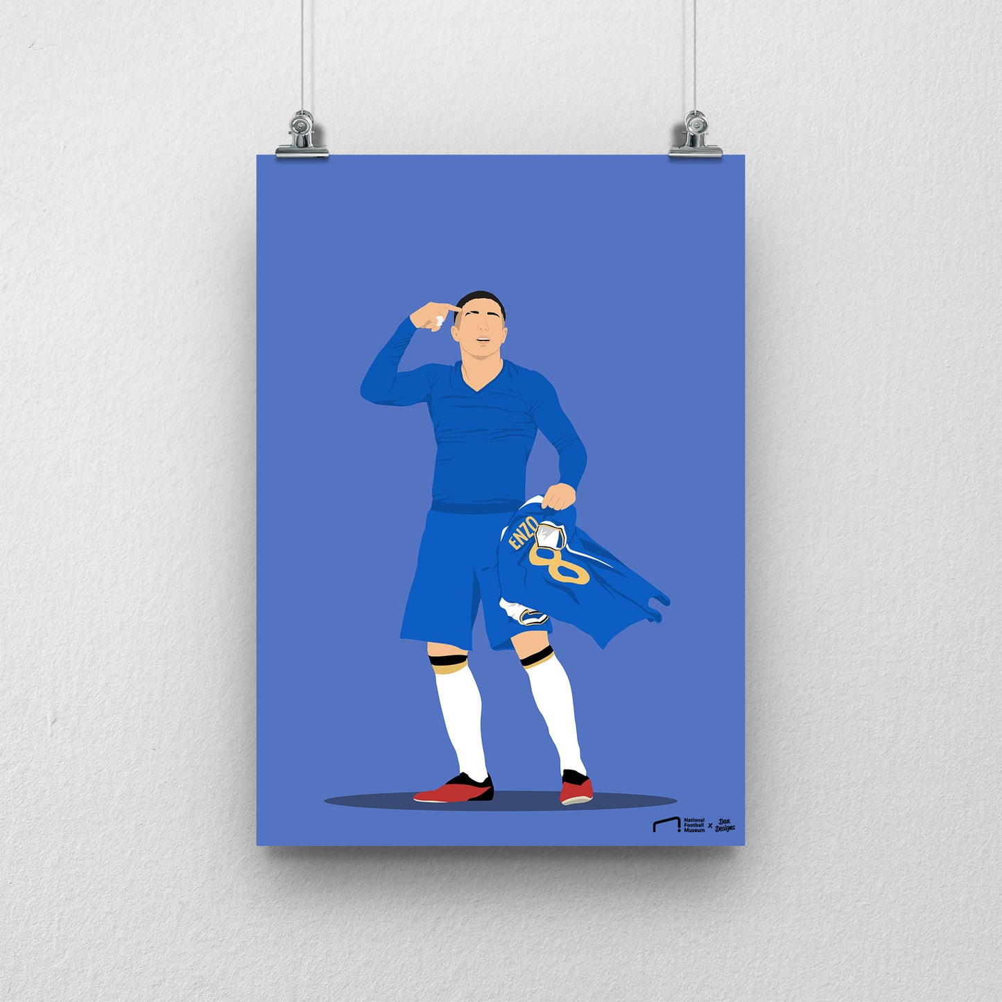 Enzo Fernandez Chelsea Print - DanDesignsGB