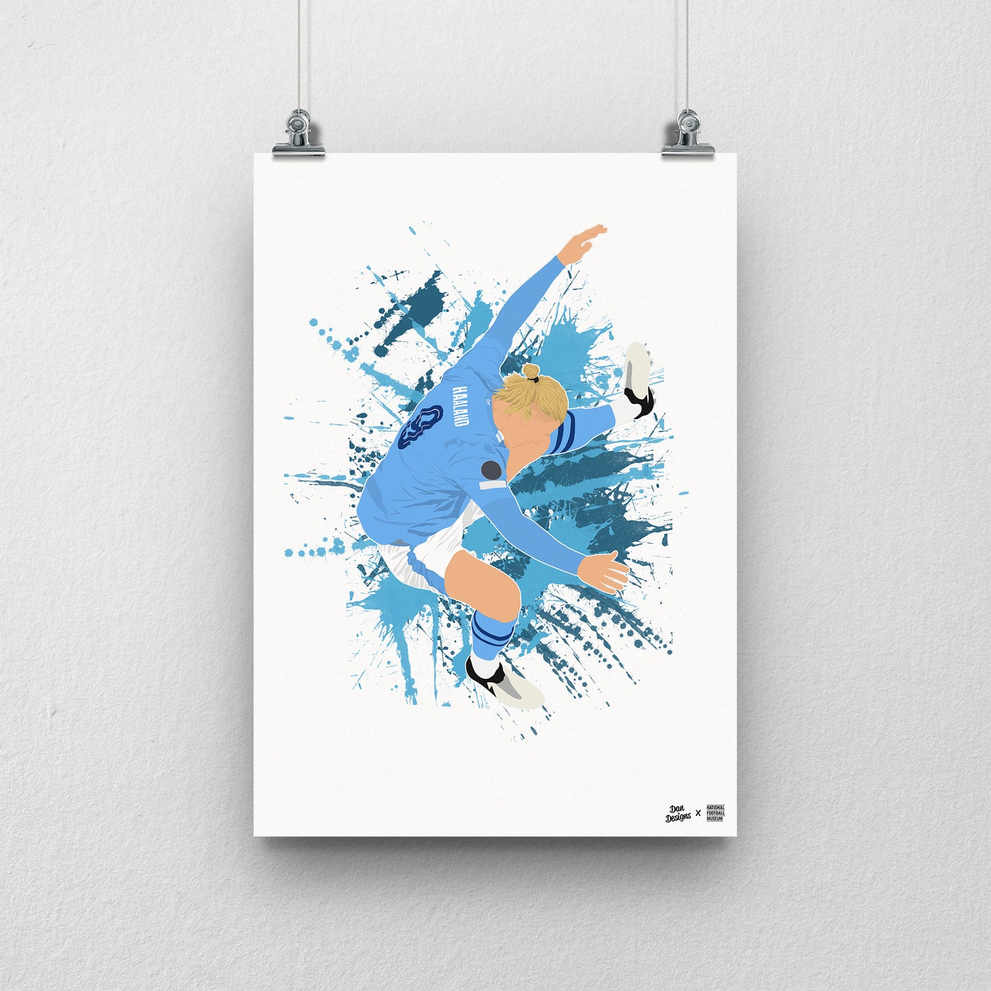 Haaland A3 Print - DanDesignsGB