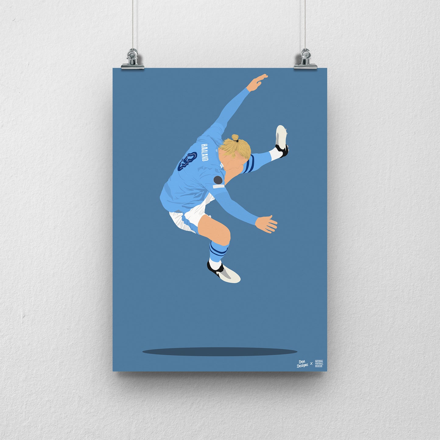 Haaland A3 Print - DanDesignsGB