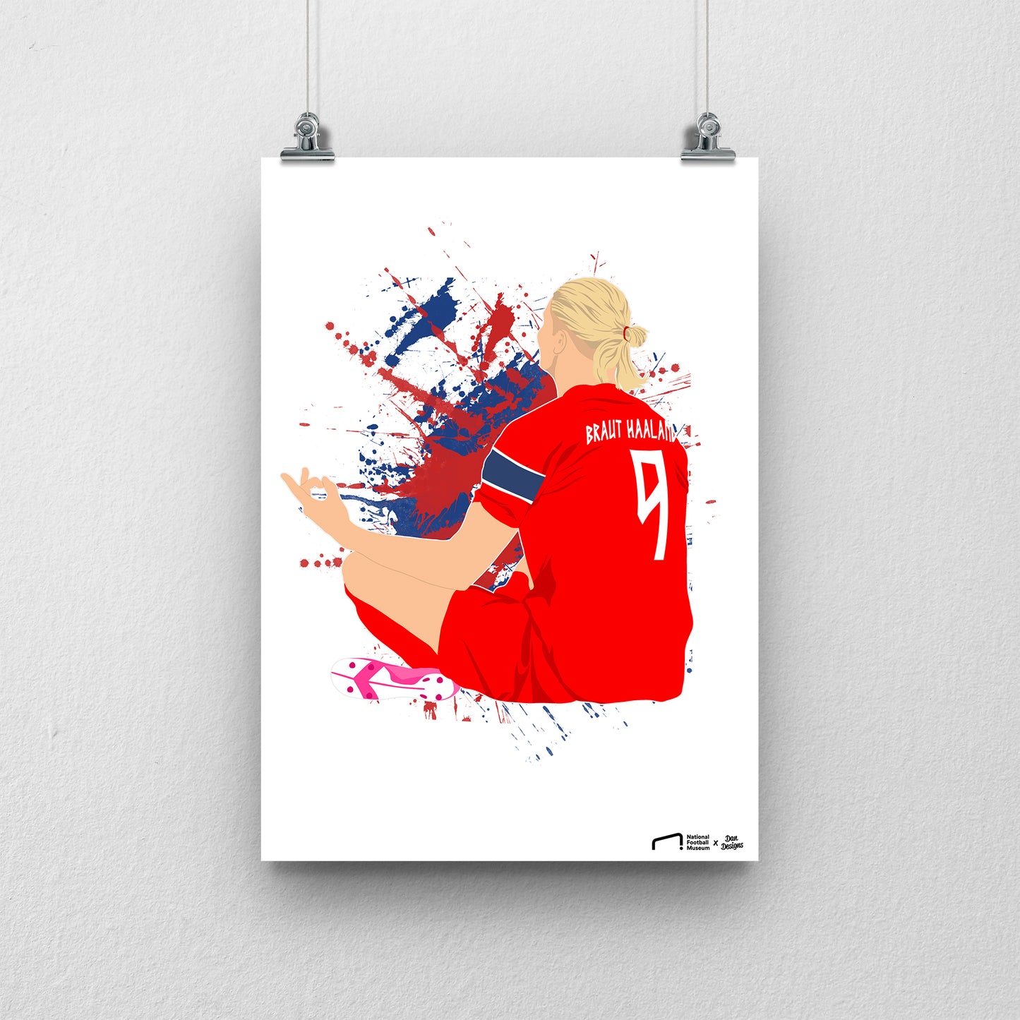 Erling Haaland Norway Print - DanDesignsGB