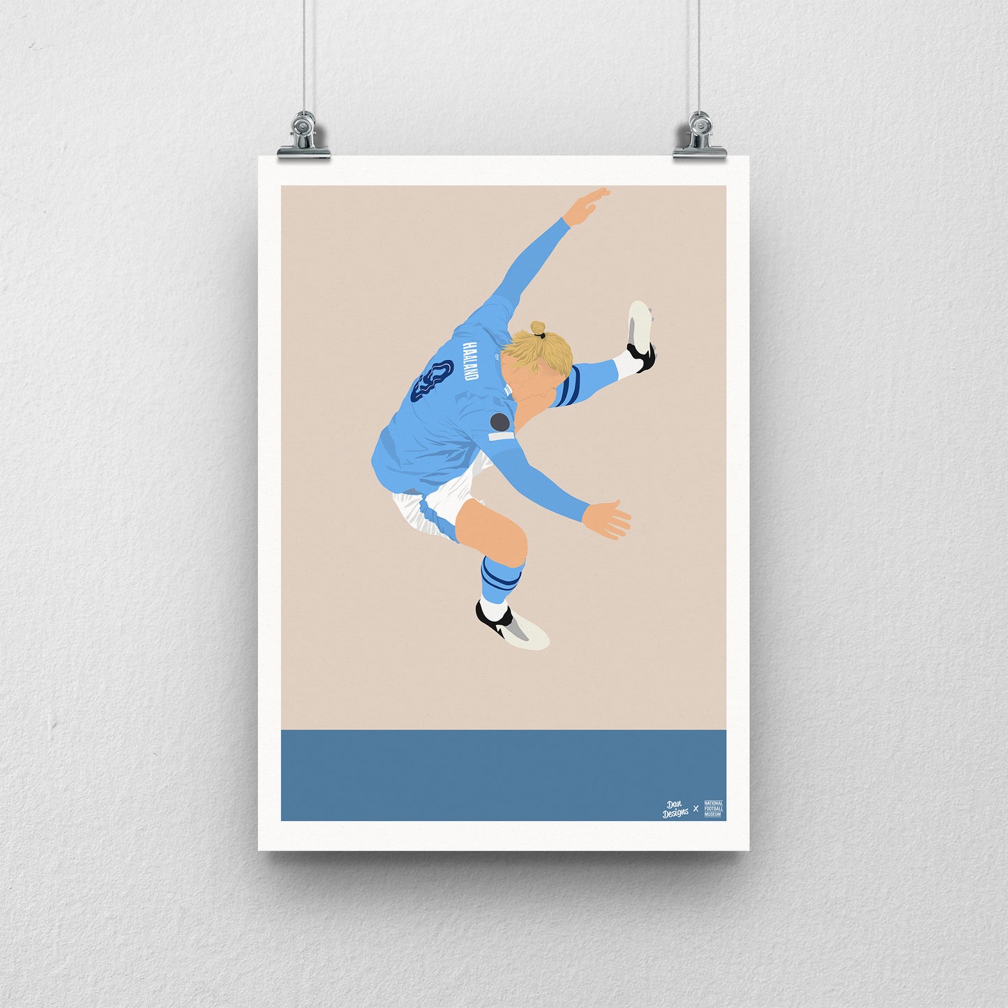 Haaland A3 Print - DanDesignsGB
