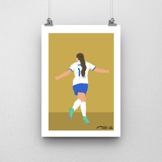 Fran Kirby England Print - DanDesignsGB