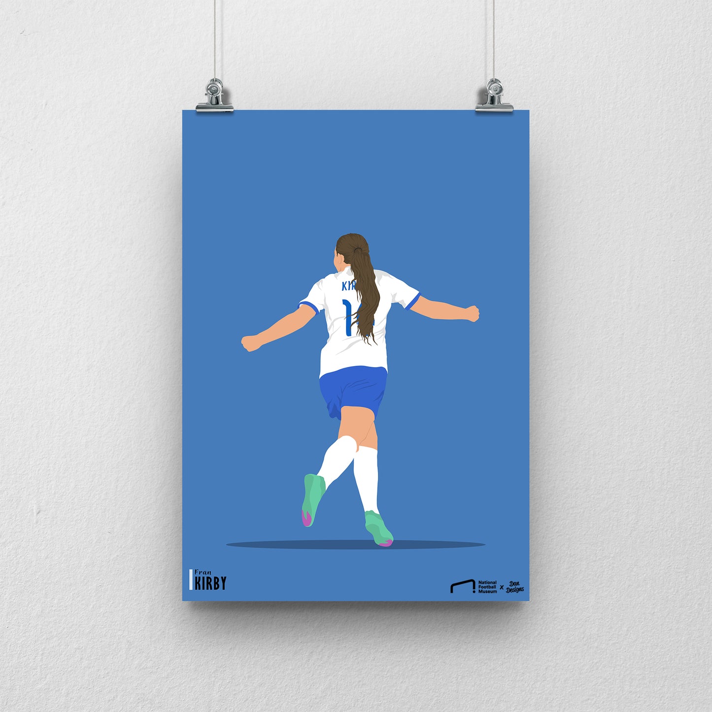 Fran Kirby England Print - DanDesignsGB