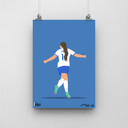 Fran Kirby England Print - DanDesignsGB